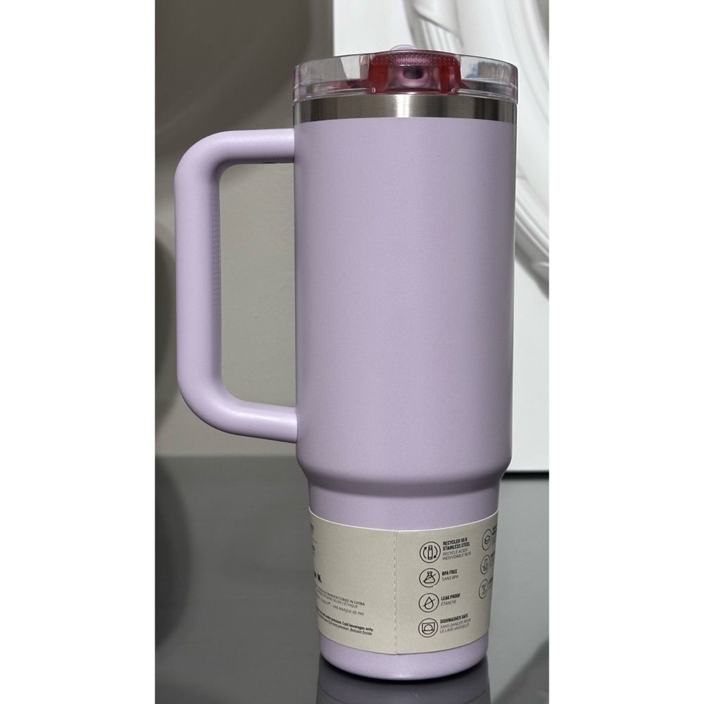 STANLEY QUENCHER PROTOUR FLIP STRAW 30OZ TUMBLER, ORCHID GLIMMER - Picture 3 of 5